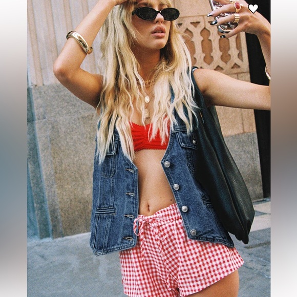 Princess Polly Jackets & Blazers - NWT Princess Polly Neils Oversized Denim Vest